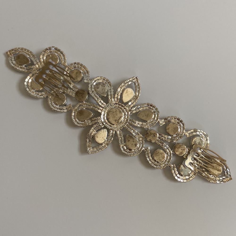 Silver Bridal Headpiece - Picture 3 of 4